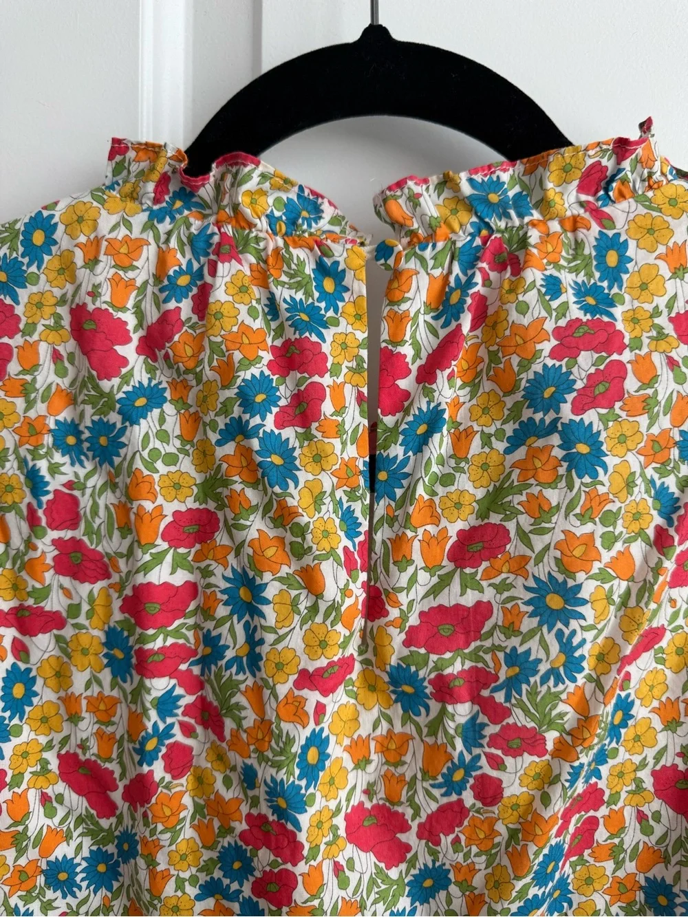 J.Crew x Liberty London Poppy & Daisy Tiered Floral Dress LT Tall